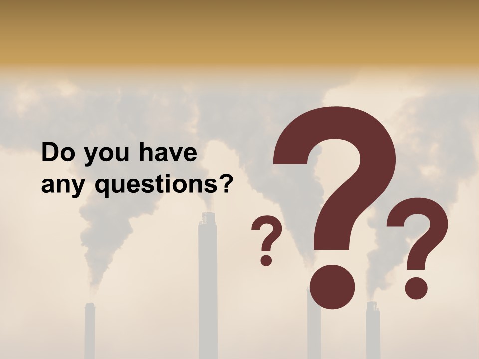 Pollution Acid Industry PowerPoint Template