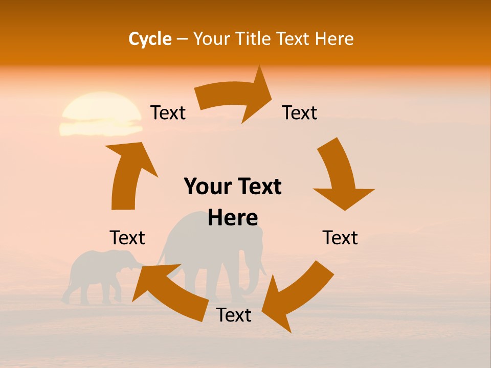 Journey Morning Rendered PowerPoint Template