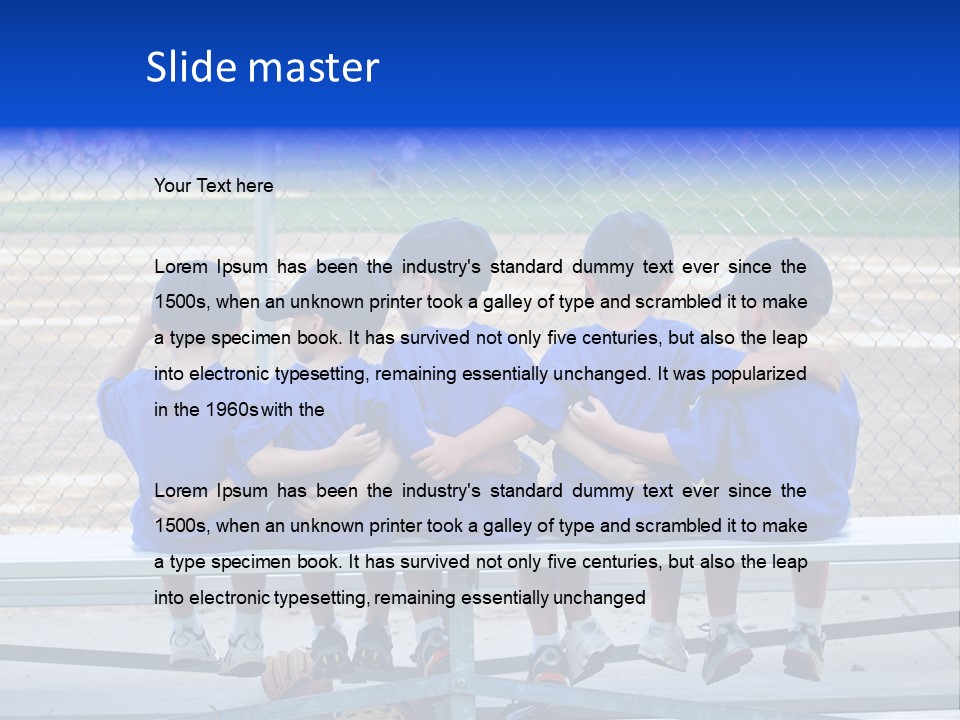 Fun Field Kid PowerPoint Template