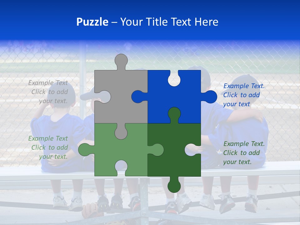 Fun Field Kid PowerPoint Template