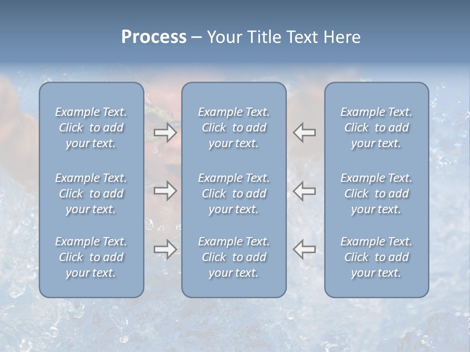 Boy Swimming Pool Skin PowerPoint Template