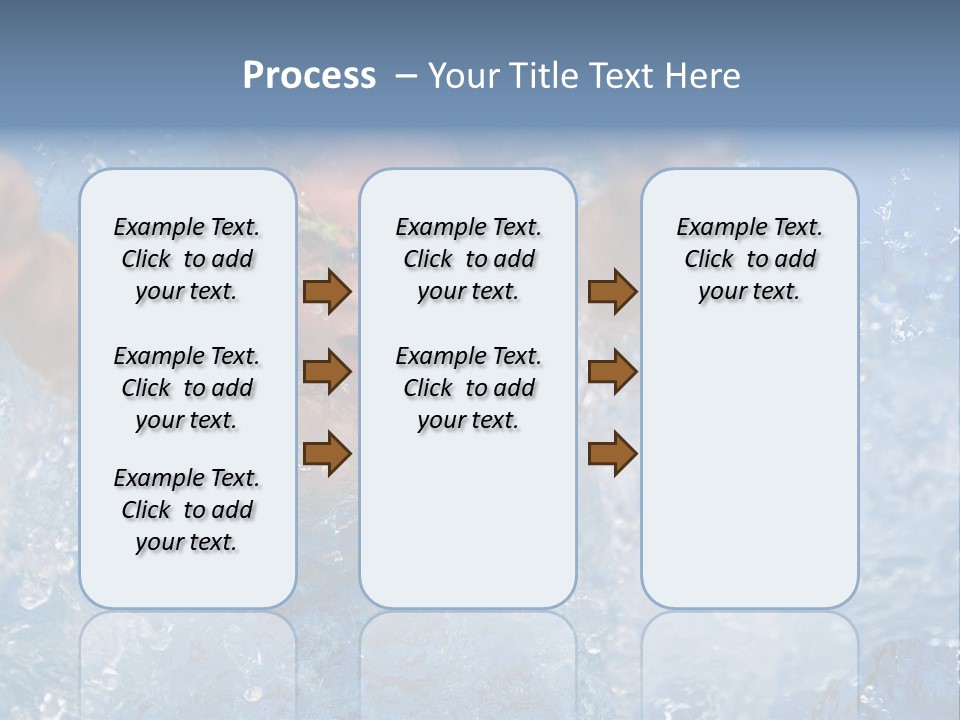Boy Swimming Pool Skin PowerPoint Template