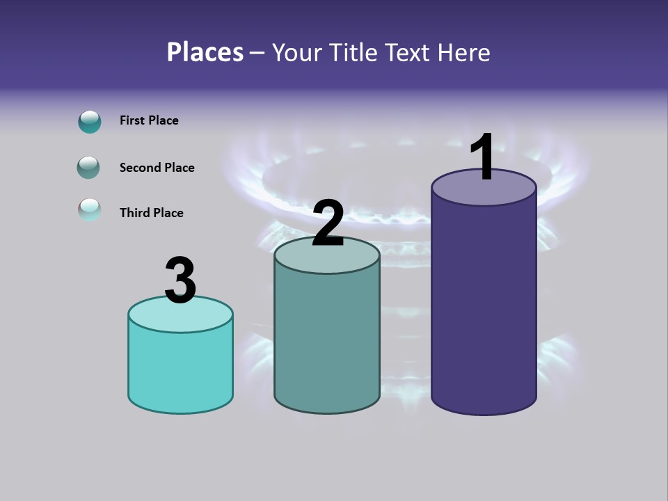 Flame Stove Flamed PowerPoint Template