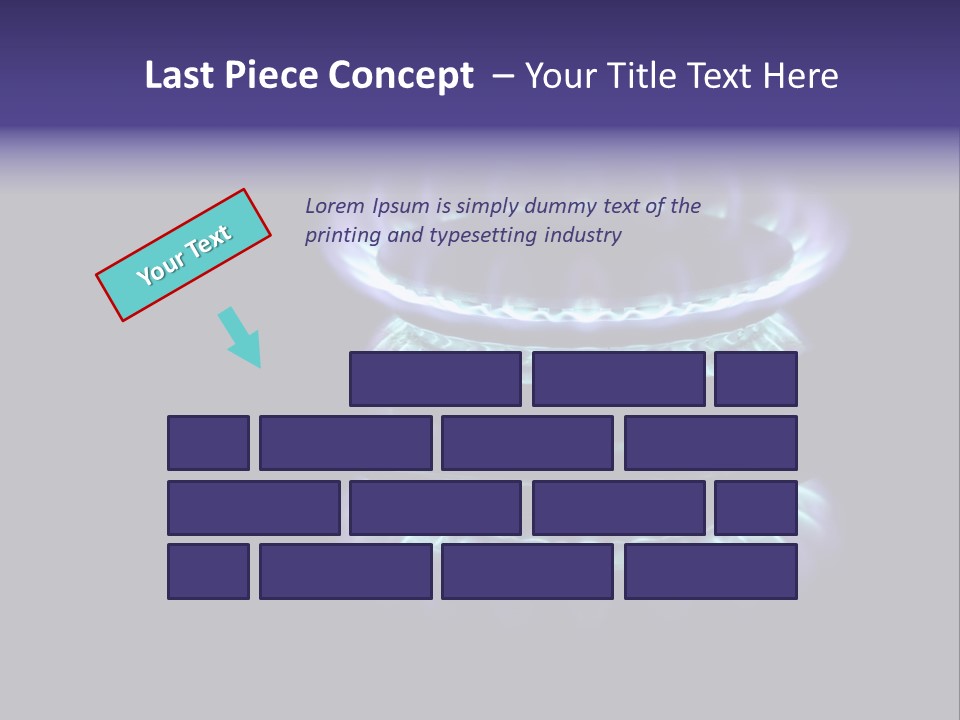 Flame Stove Flamed PowerPoint Template