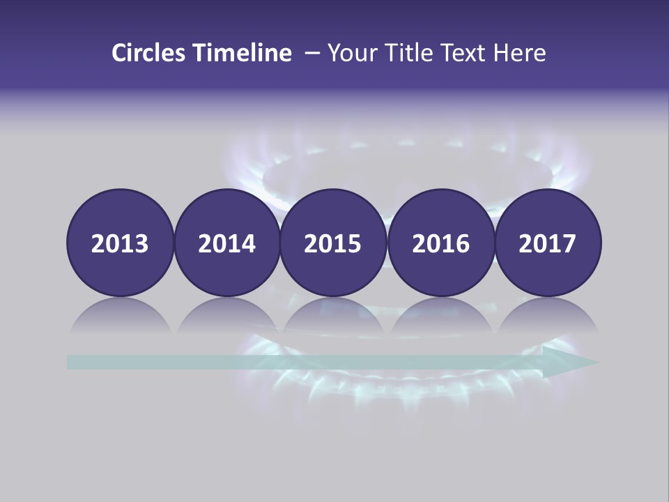 Flame Stove Flamed PowerPoint Template