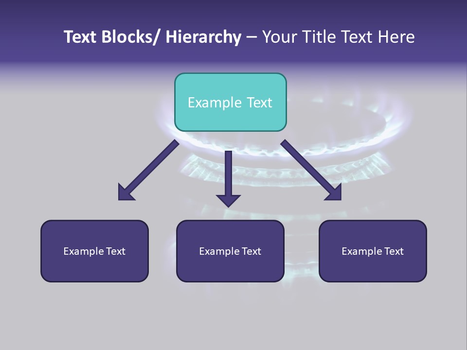 Flame Stove Flamed PowerPoint Template
