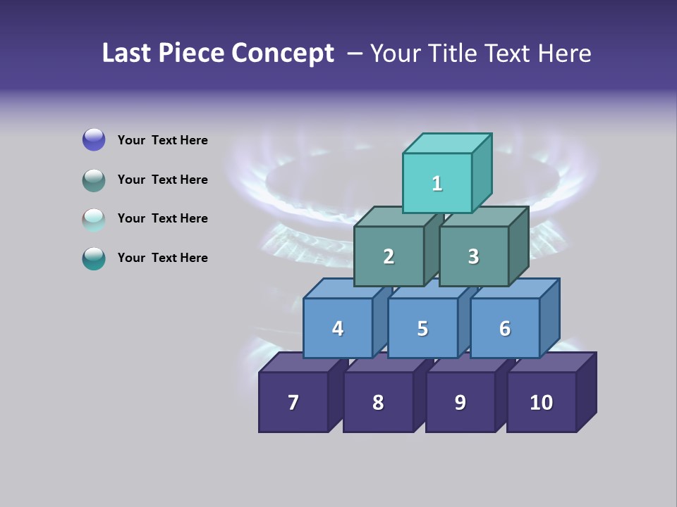 Flame Stove Flamed PowerPoint Template