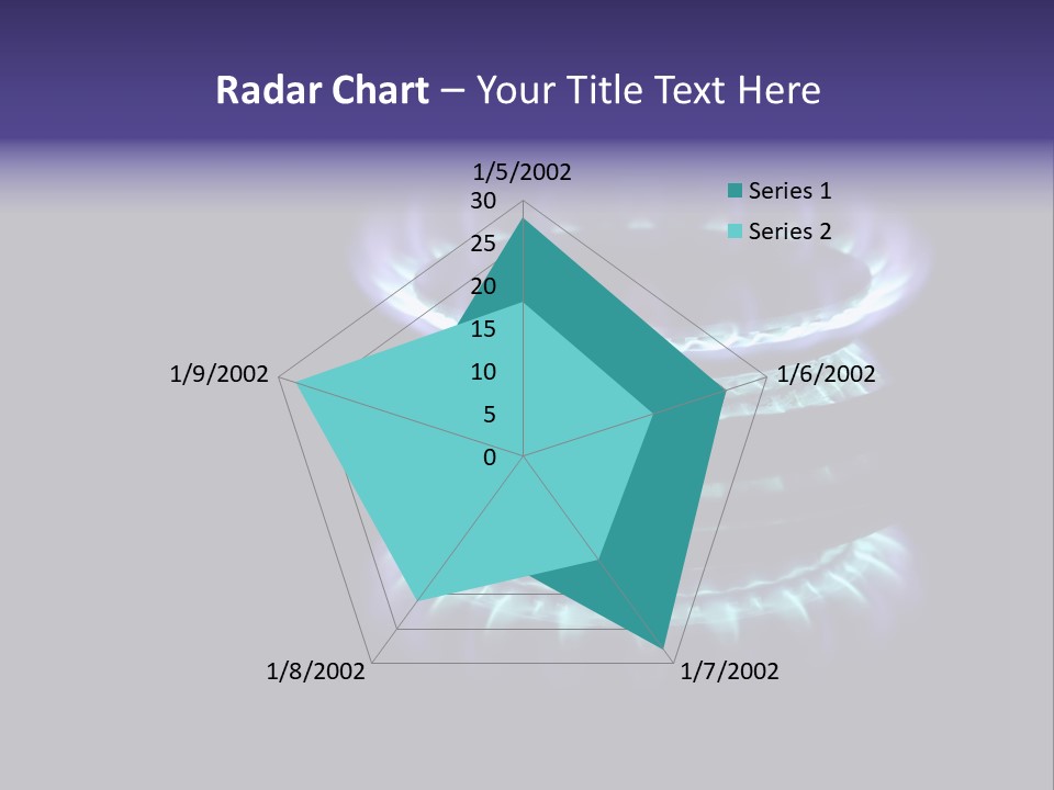 Flame Stove Flamed PowerPoint Template