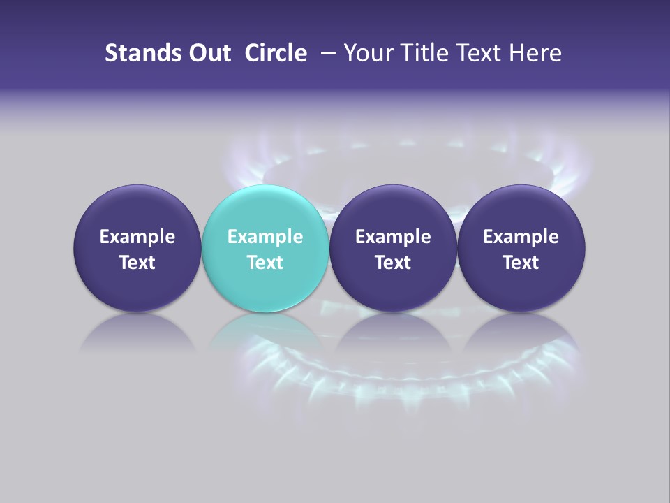 Flame Stove Flamed PowerPoint Template