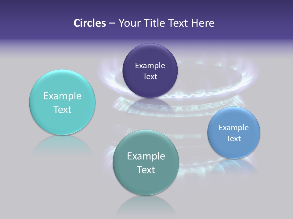 Flame Stove Flamed PowerPoint Template