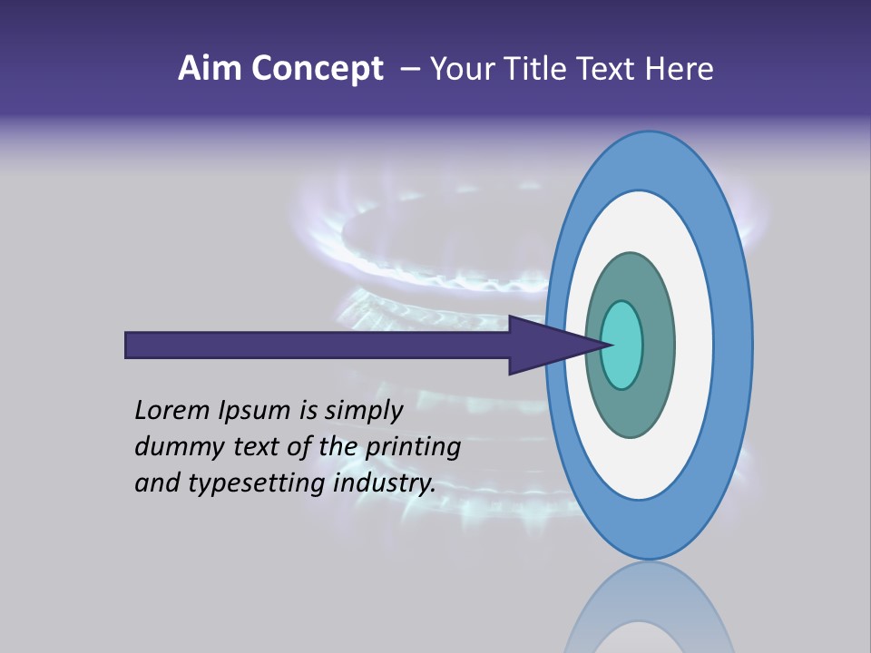 Flame Stove Flamed PowerPoint Template