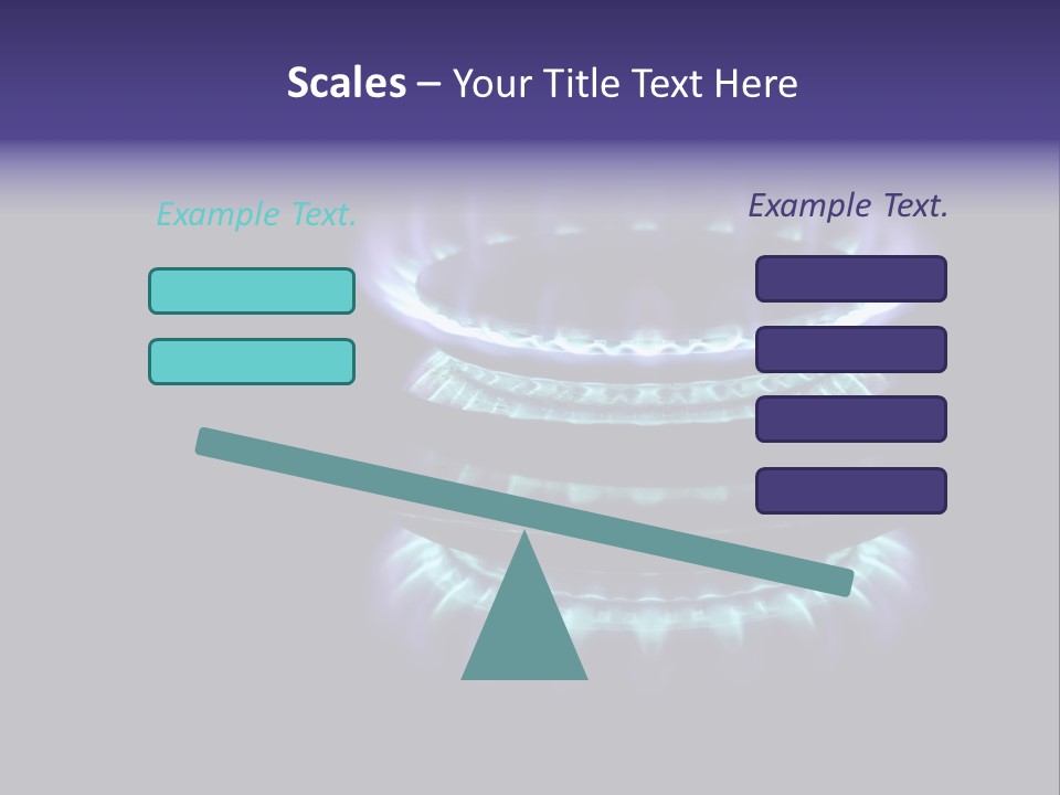Flame Stove Flamed PowerPoint Template