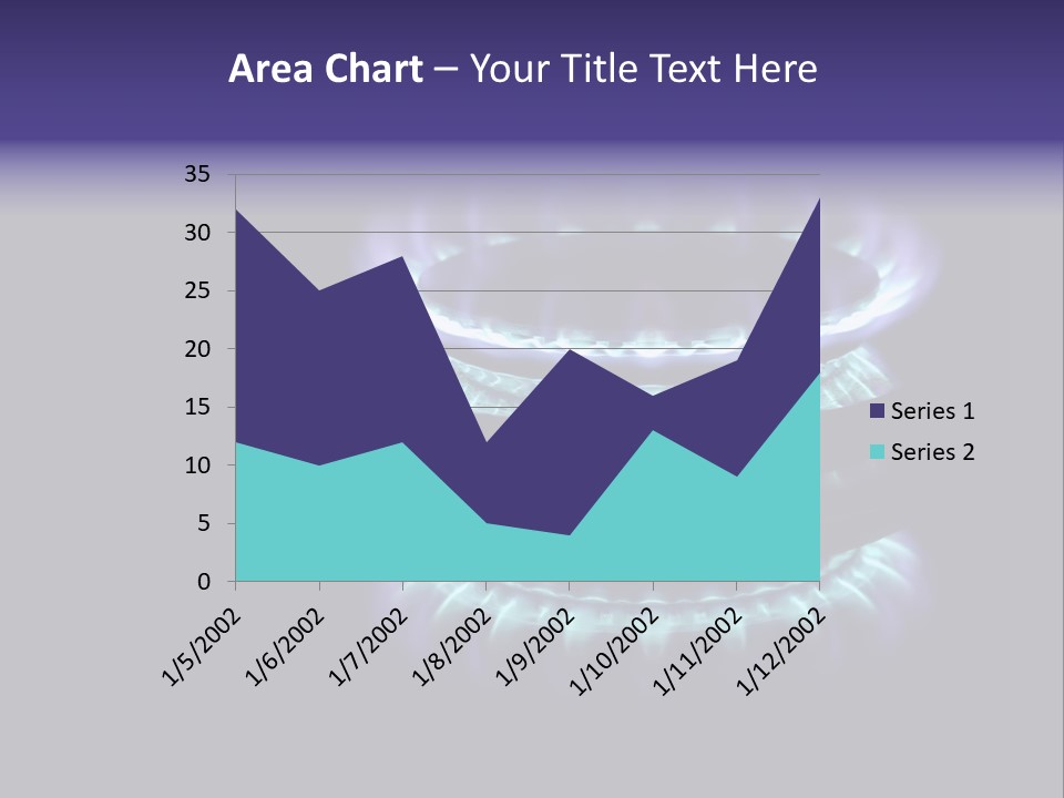 Flame Stove Flamed PowerPoint Template