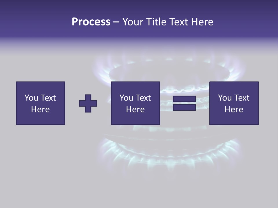 Flame Stove Flamed PowerPoint Template