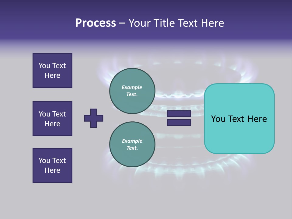 Flame Stove Flamed PowerPoint Template