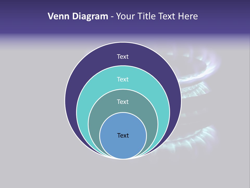 Flame Stove Flamed PowerPoint Template