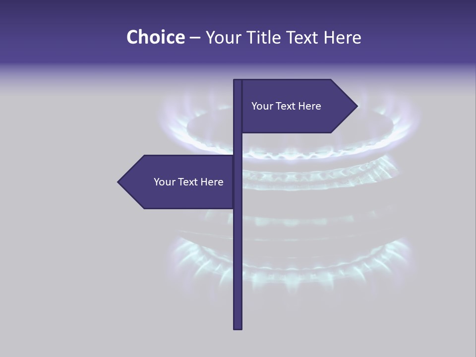 Flame Stove Flamed PowerPoint Template