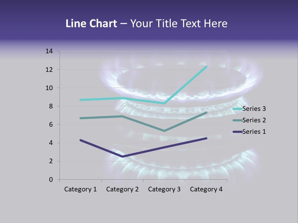 Flame Stove Flamed PowerPoint Template