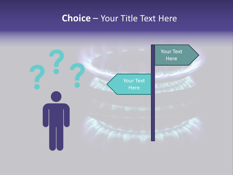 Flame Stove Flamed PowerPoint Template