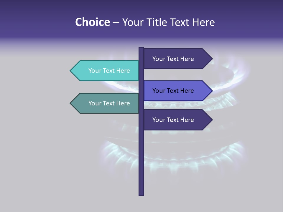 Flame Stove Flamed PowerPoint Template