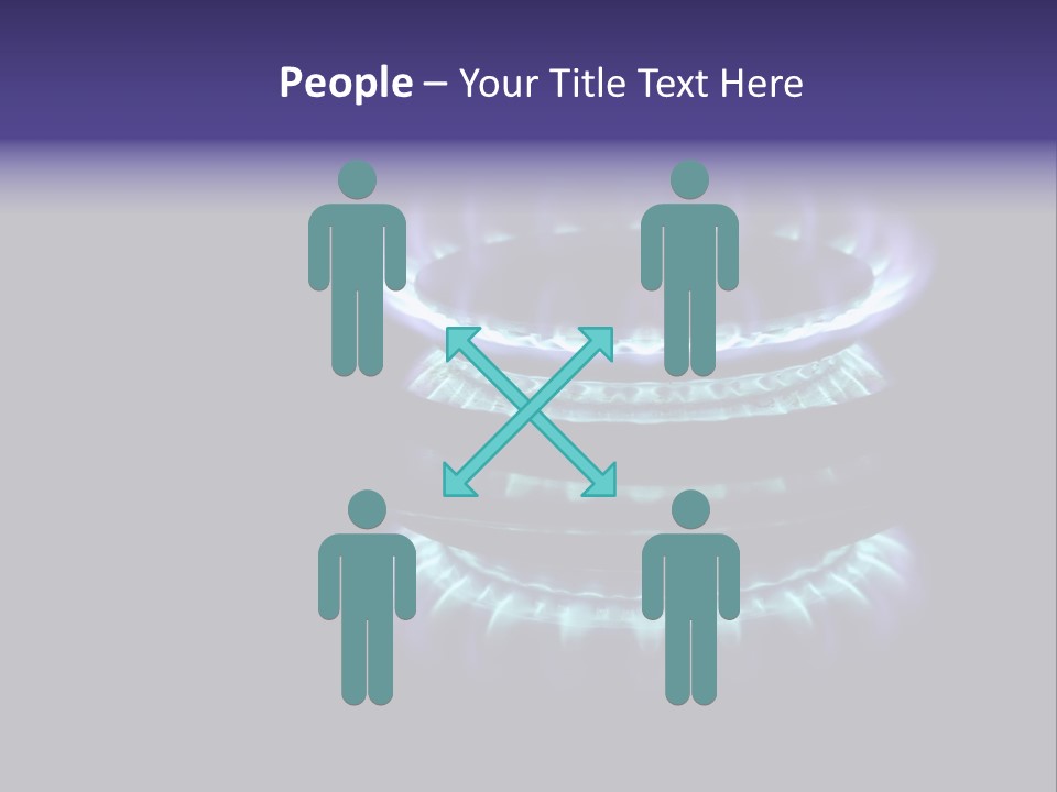 Flame Stove Flamed PowerPoint Template