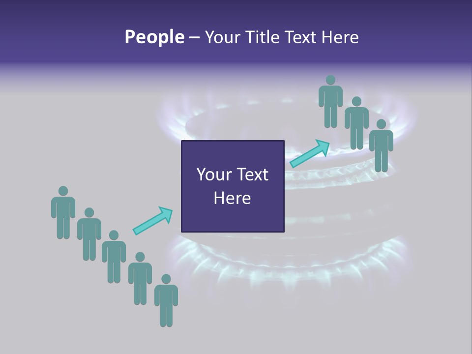 Flame Stove Flamed PowerPoint Template