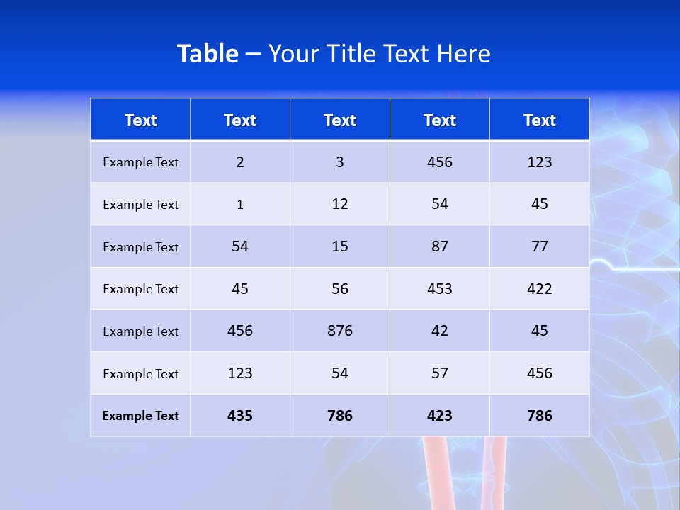 Science Ribs Internal PowerPoint Template