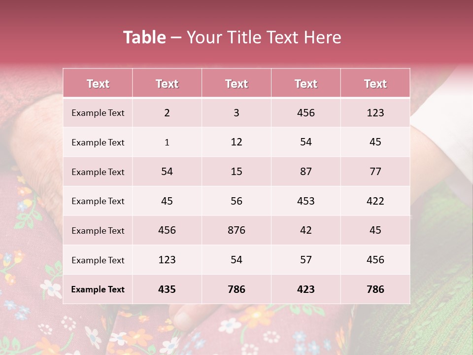 Giving Home Health PowerPoint Template