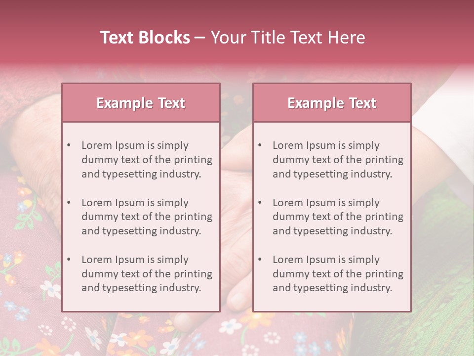 Giving Home Health PowerPoint Template