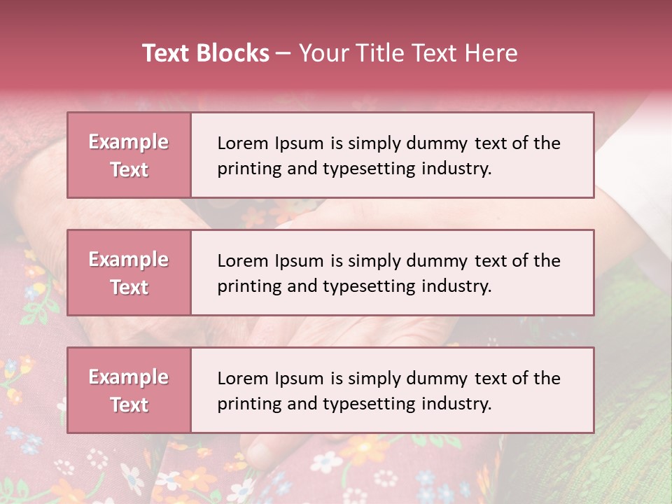 Giving Home Health PowerPoint Template