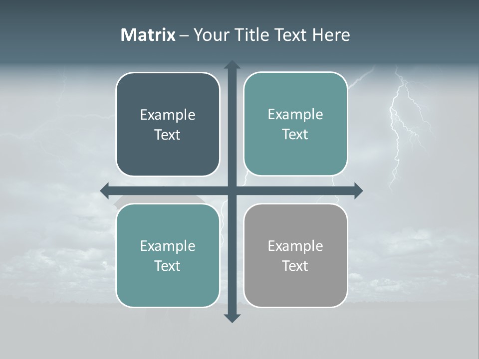Grass Lightning Safety PowerPoint Template