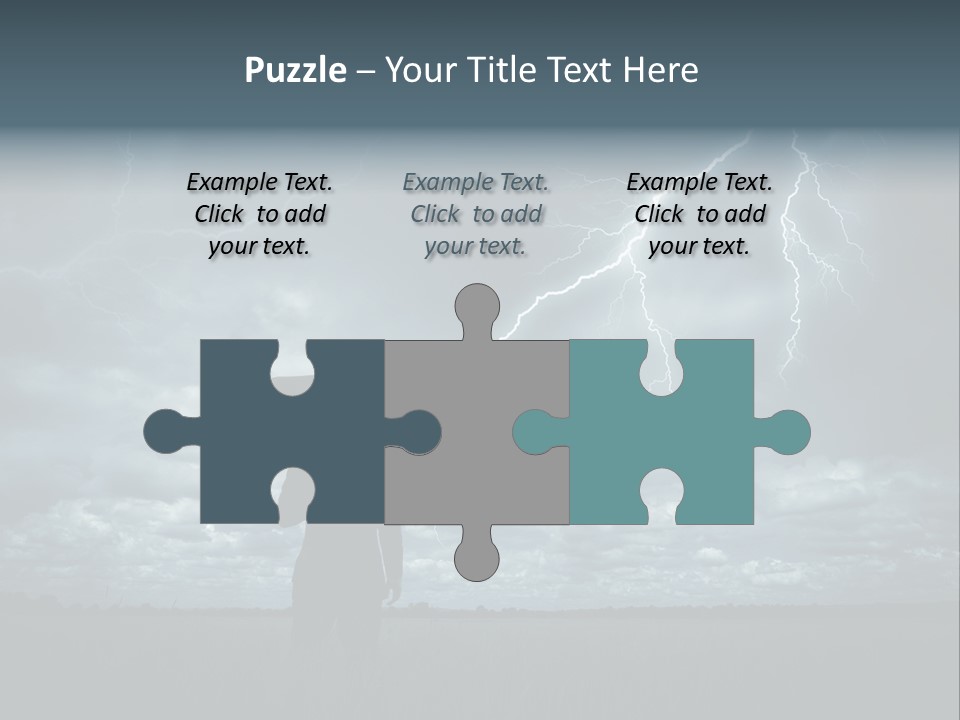 Grass Lightning Safety PowerPoint Template