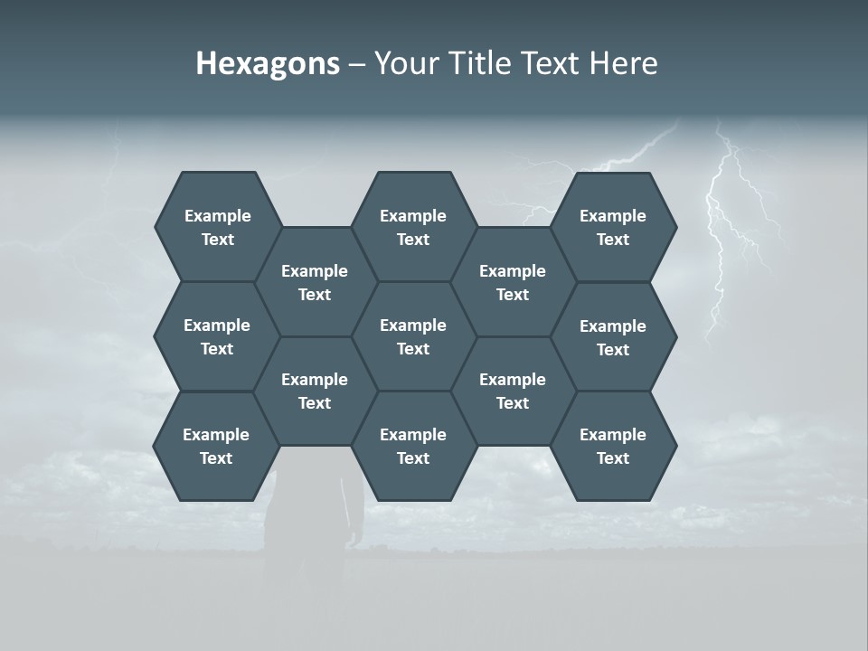 Grass Lightning Safety PowerPoint Template