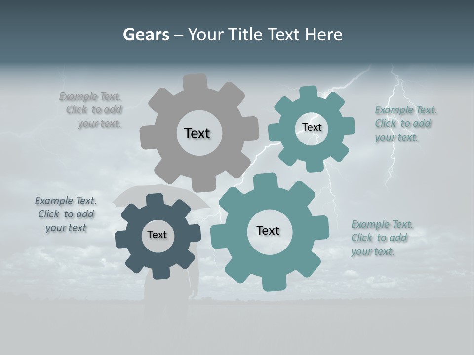 Grass Lightning Safety PowerPoint Template