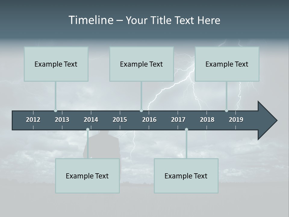 Grass Lightning Safety PowerPoint Template