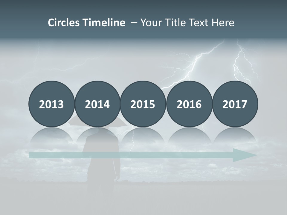 Grass Lightning Safety PowerPoint Template