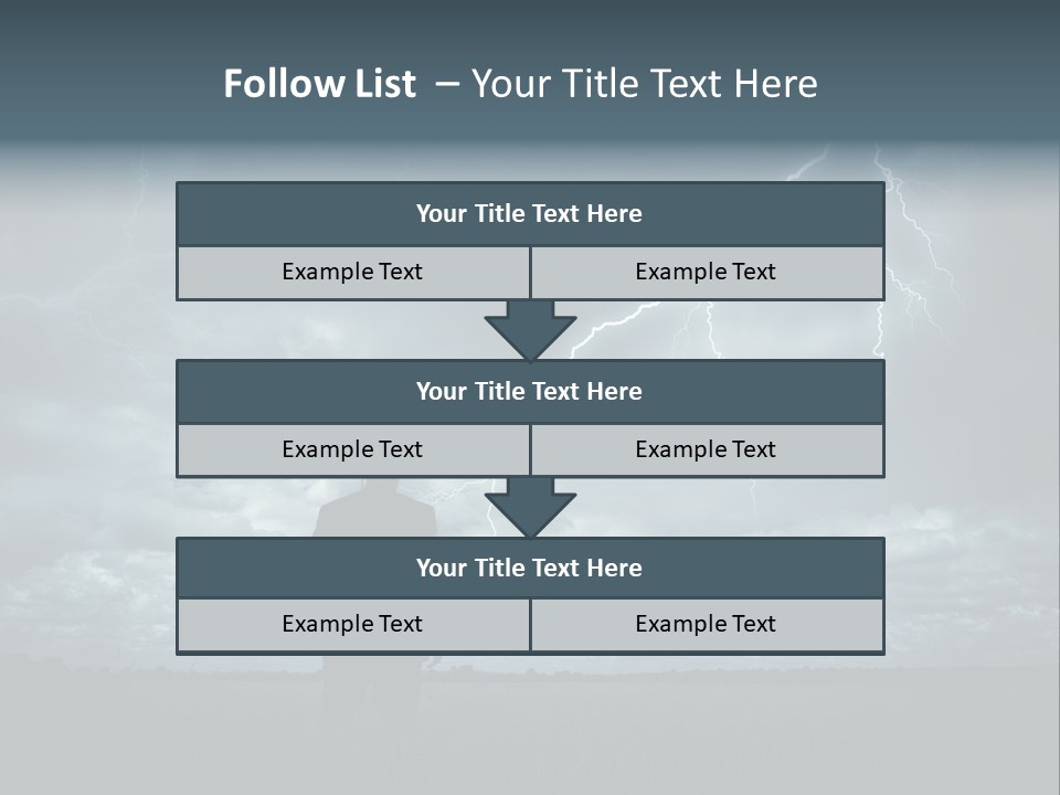 Grass Lightning Safety PowerPoint Template