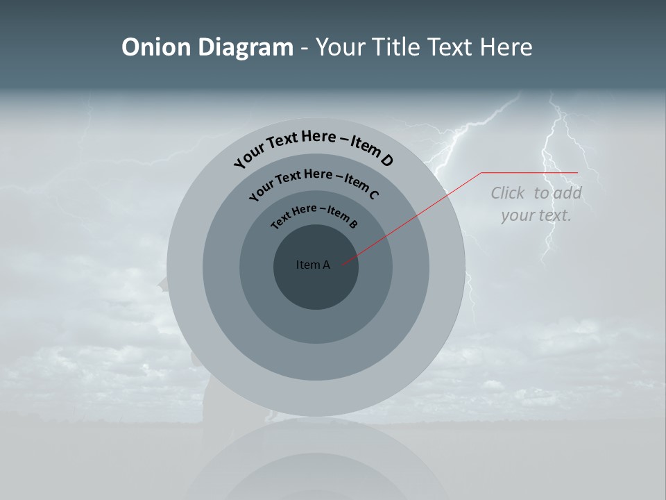 Grass Lightning Safety PowerPoint Template