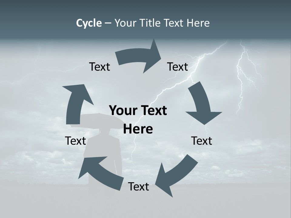 Grass Lightning Safety PowerPoint Template