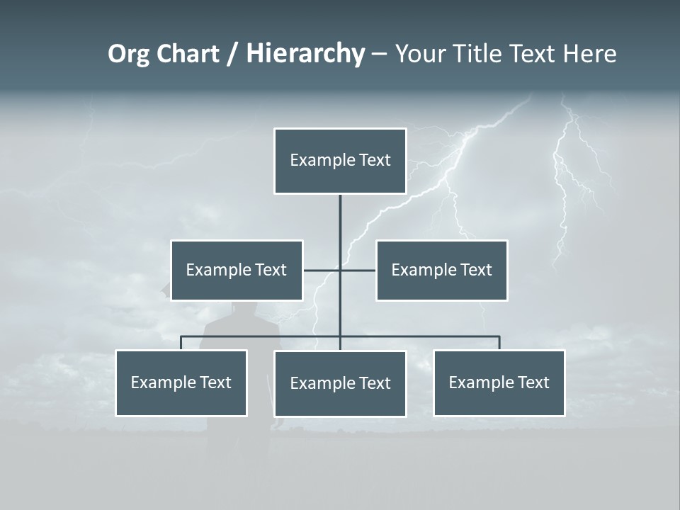 Grass Lightning Safety PowerPoint Template