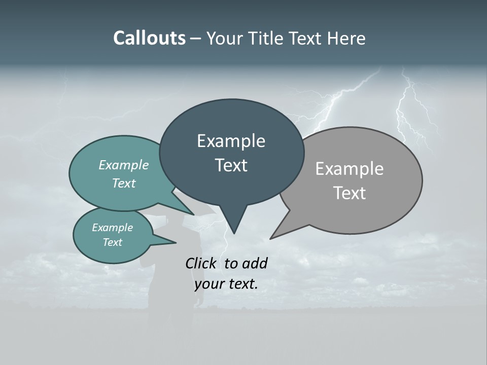Grass Lightning Safety PowerPoint Template