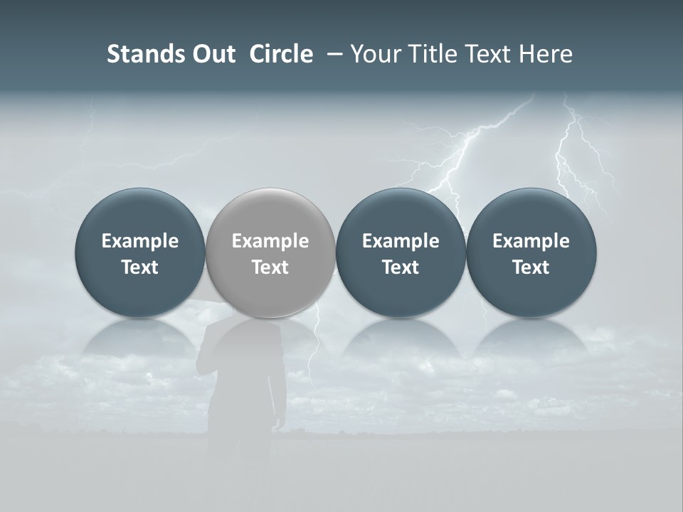 Grass Lightning Safety PowerPoint Template