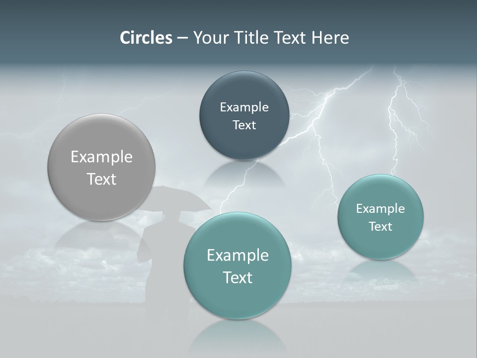 Grass Lightning Safety PowerPoint Template