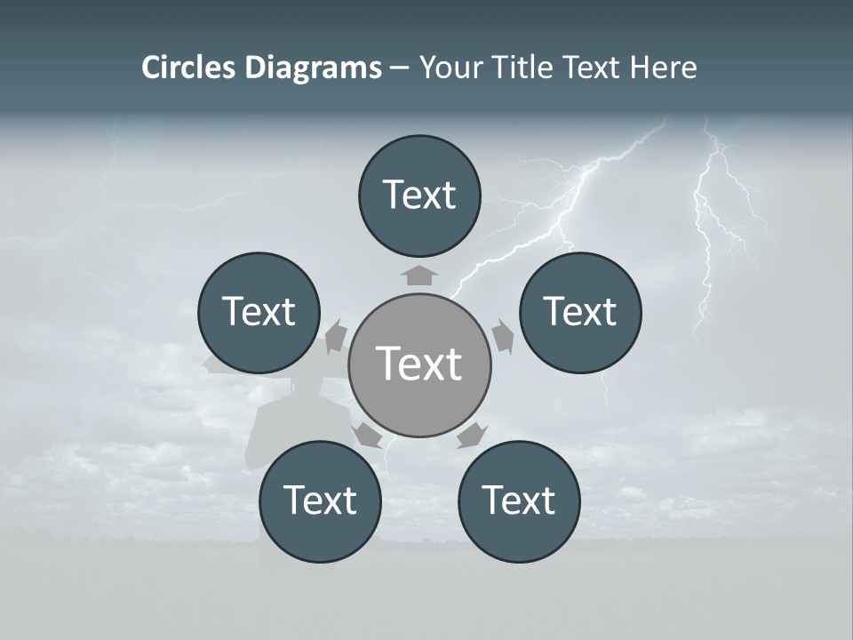 Grass Lightning Safety PowerPoint Template