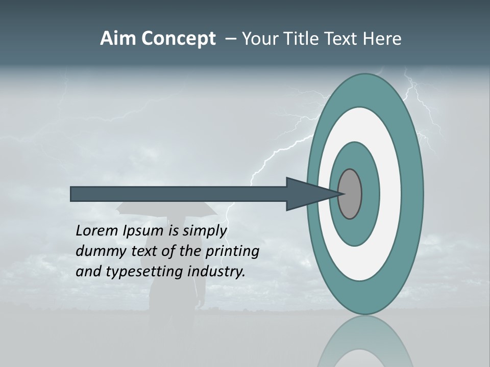 Grass Lightning Safety PowerPoint Template