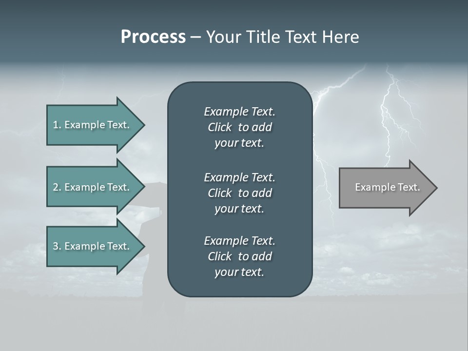 Grass Lightning Safety PowerPoint Template