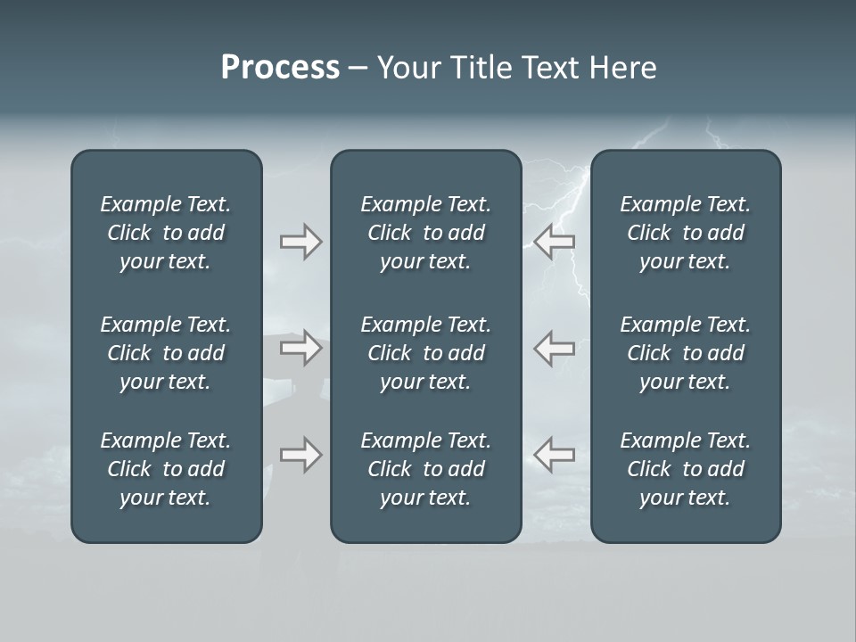Grass Lightning Safety PowerPoint Template