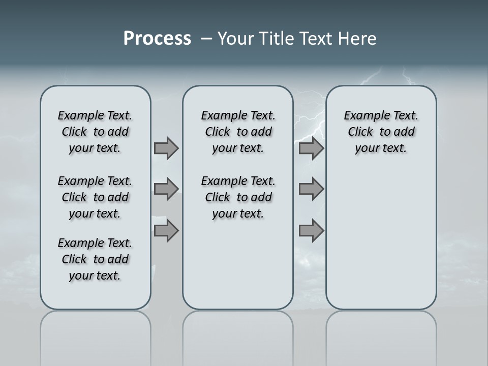 Grass Lightning Safety PowerPoint Template