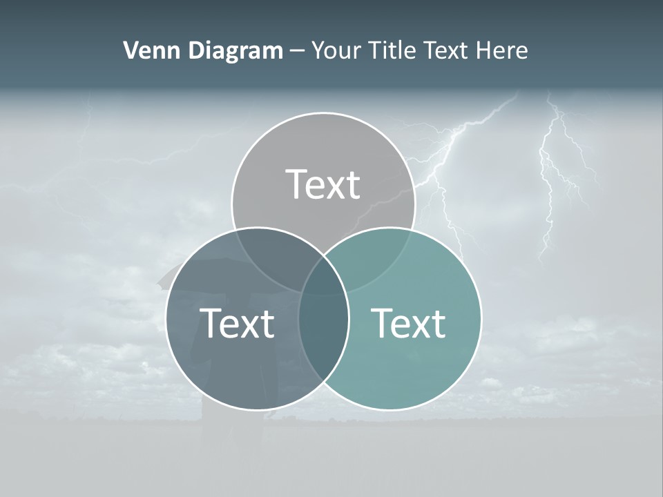 Grass Lightning Safety PowerPoint Template