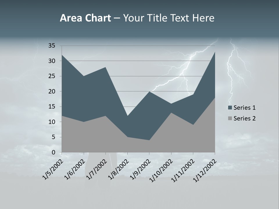 Grass Lightning Safety PowerPoint Template